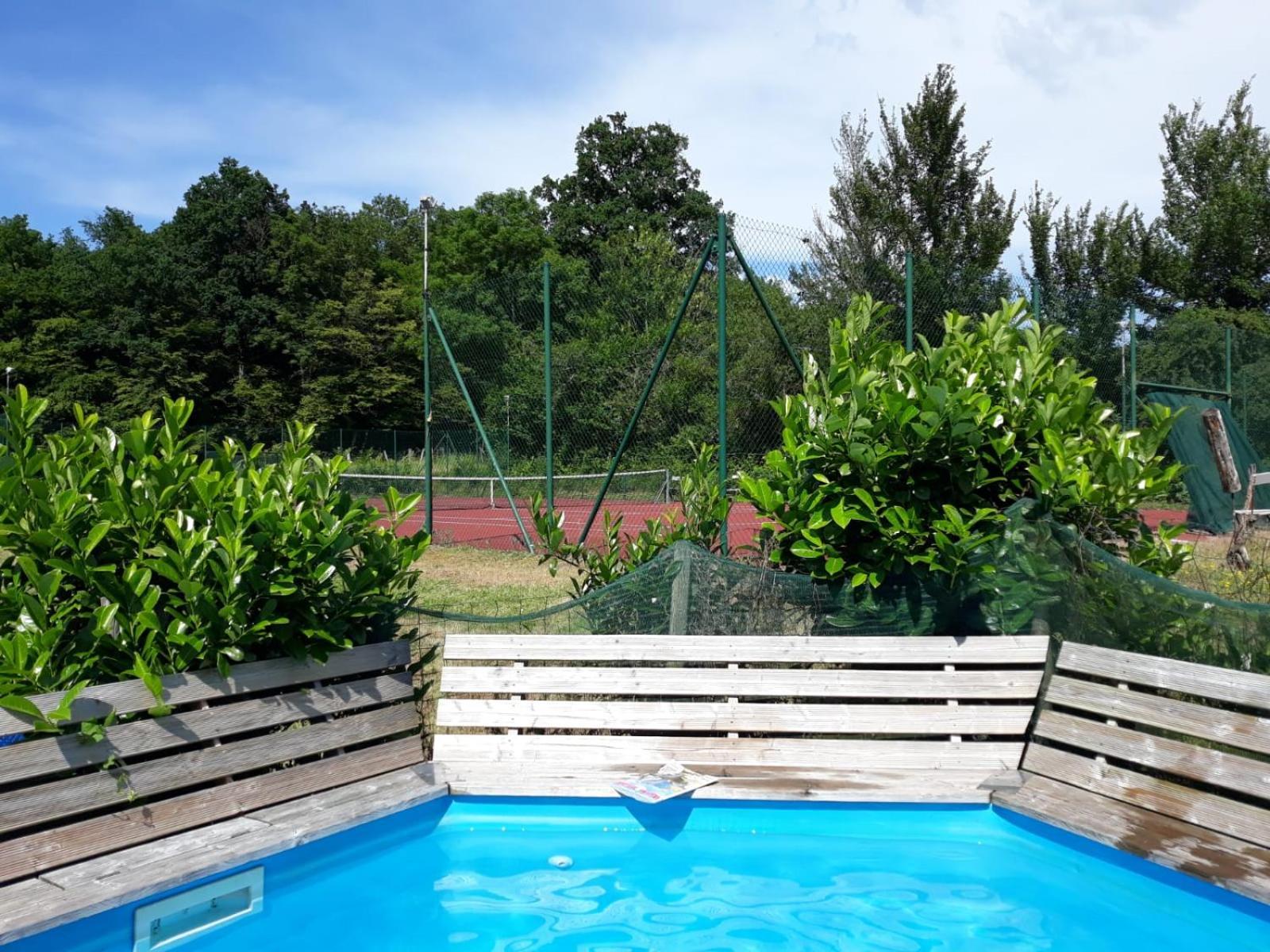 La Vache Tennis Prive Crux-la-Ville エクステリア 写真